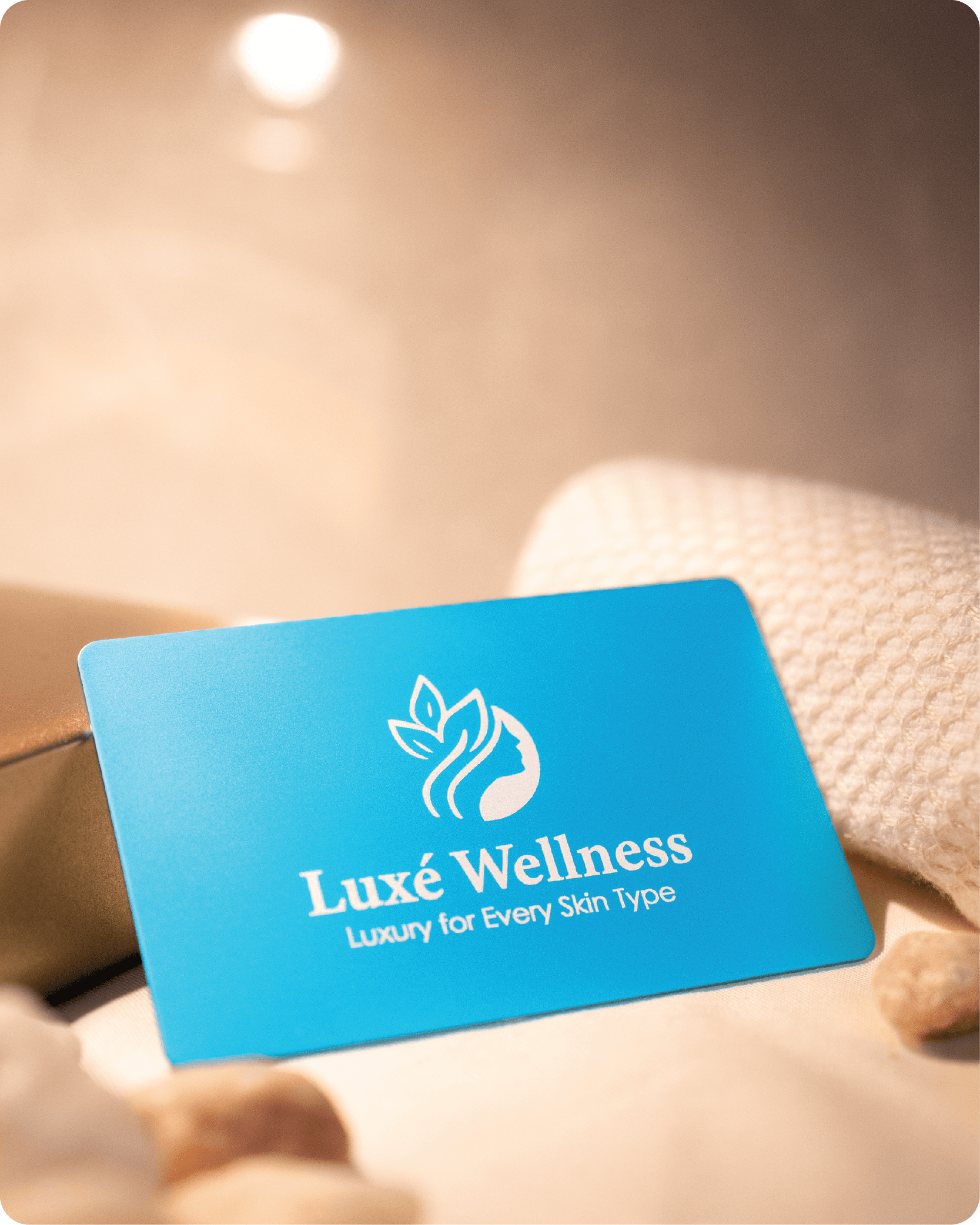 Designer arranging premium card layouts