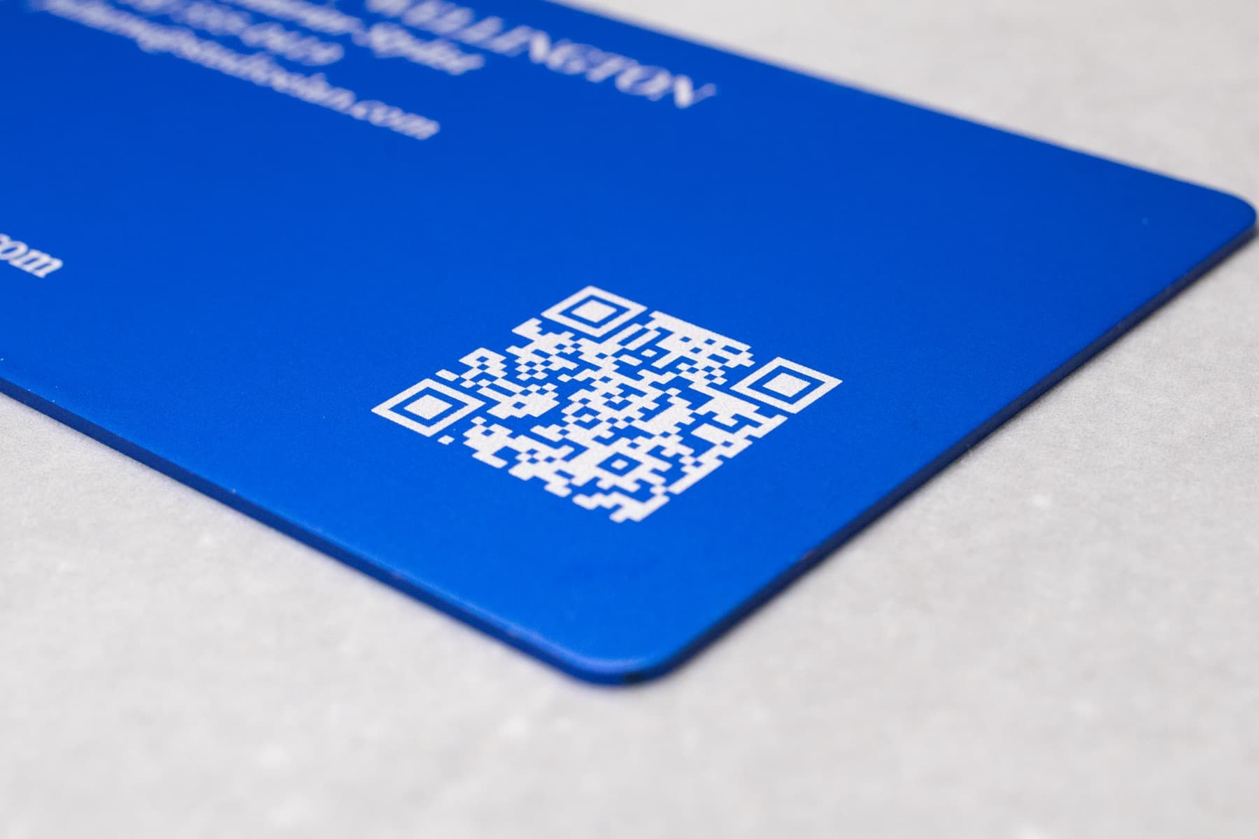 Close-up of the crisp laser engraving