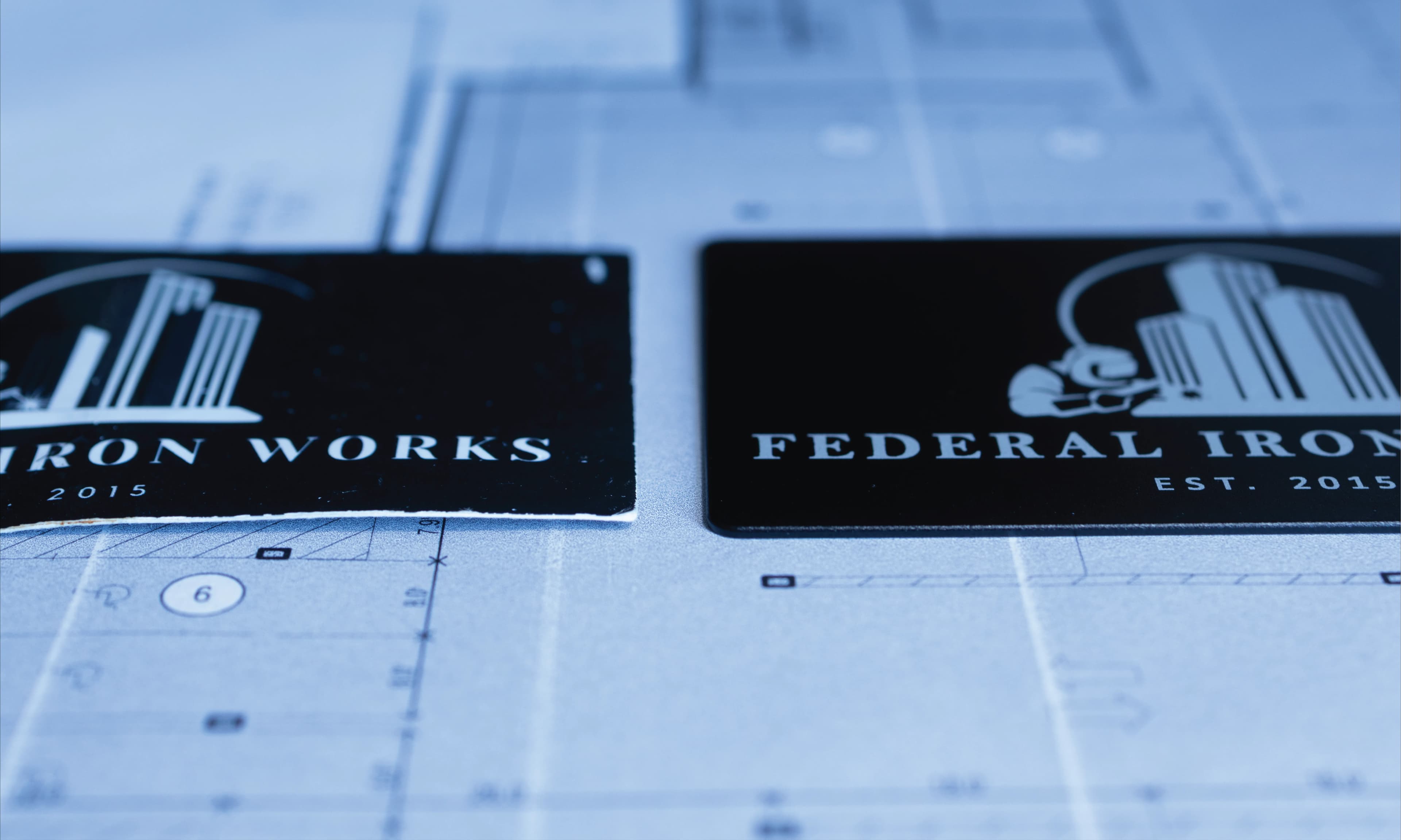 Premium metal cards crafted with precision